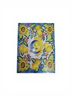 Superbe panneau mural en céramique tunisienne – peint à la