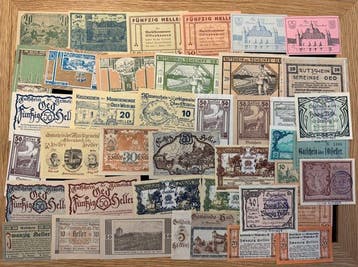 Oostenrijk. - 100 Notgeldscheinen - Various Dates (Zonder, Postzegels en Munten