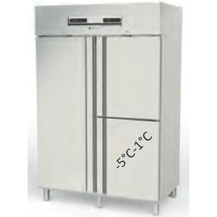 Viskoelkast | 1370L (2/1 GN) | RVS | -1°C/-5°C & -2°C/+8°C, Zakelijke goederen, Horeca | Keukenapparatuur, Nieuw in verpakking