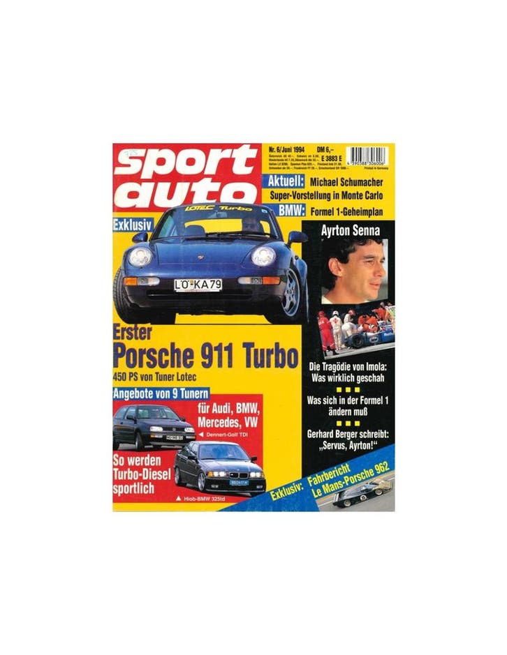 1994 SPORT AUTO MAGAZINE 02 DUITS, Boeken, Auto's | Folders en Tijdschriften, Ophalen of Verzenden