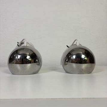Lampe à suspendre - Métal - Une paire de lampes suspendues
