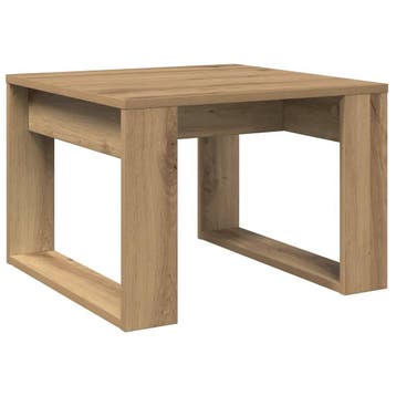 Bijzettafel 50cm | Retour deal | Sla je slag nu!, Huis en Inrichting, Minder dan 45 cm, Minder dan 55 cm, Verzenden, Vierkant