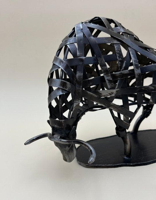 sculptuur, ***Puissance*** - 19 cm - Metaal, Antiek en Kunst, Curiosa en Brocante