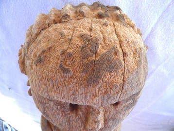 Figuur - Begrafenispaal - Hout - Bongo - 129 cm - Bahr El