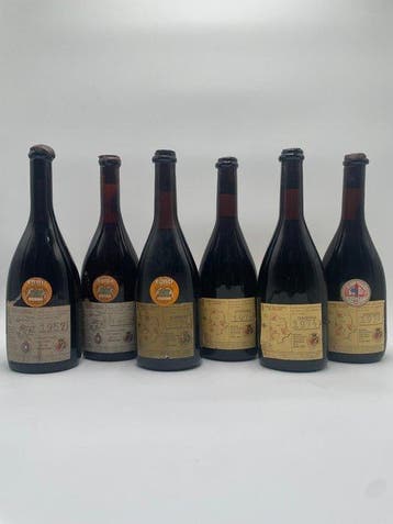 1957 , 1958, 1974 Barbaresco, 1974 x2 Nebbiolo & N.V., Nieuw