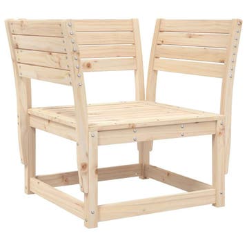 vidaXL Tuinstoel massief grenenhout, Verzenden, Nieuw