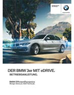 2015 BMW 3 SERIE EDRIVE INSTRUCTIEBOEKJE DUITS