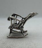 Beeldje - Silla mecedora - Zilver