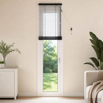 vidaXL Venetiaanse jaloezie Zwart 50 x 250 cm 35 mm, Verzenden, Nieuw