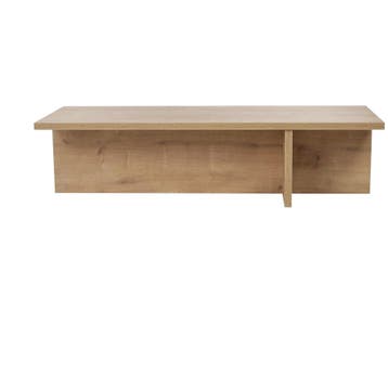 Evila Salontafel - Houtkleurig - Nieuw/Ongebruikt - Melamine, Verzenden, Nieuw, 100 tot 150 cm, Scandinavisch