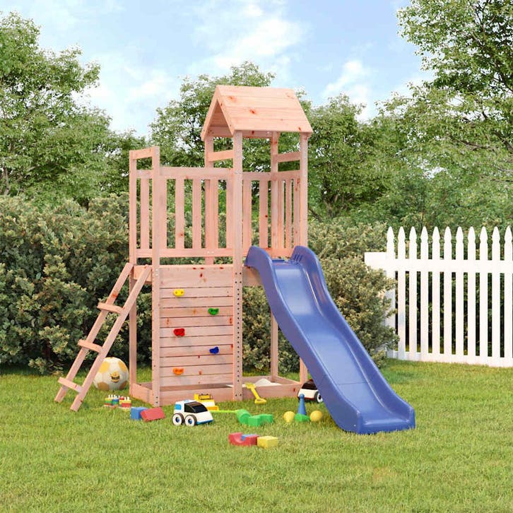vidaXL Speelhuis massief douglashout, Kinderen en Baby's, Speelgoed | Buiten | Speeltoestellen, Nieuw, Verzenden