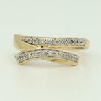 Ring - 14 karaat Geel goud Diamant (Natuurlijk)