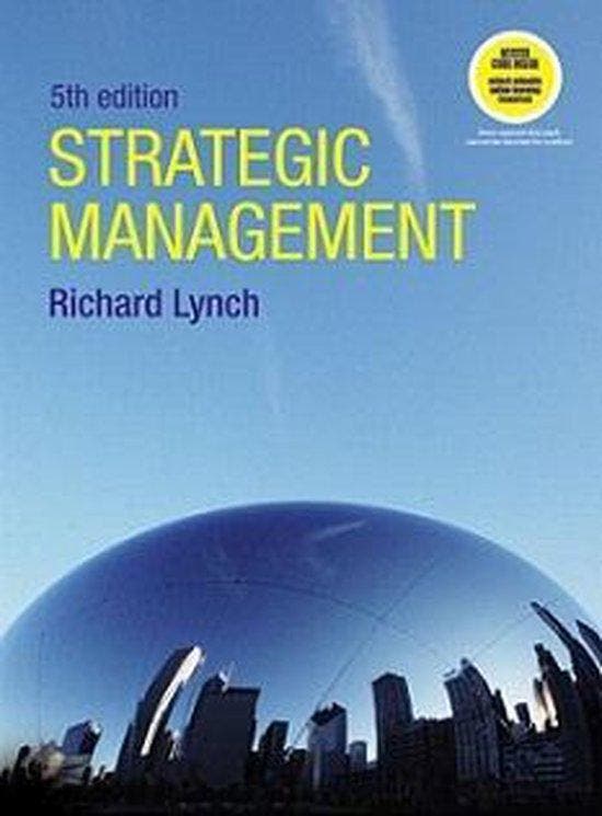 Strategic Management - Lynch, Livres, Économie, Management & Marketing, Envoi