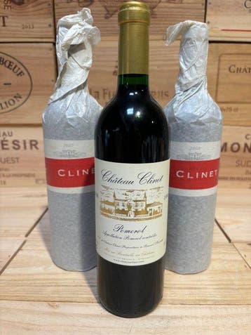 1998 , 2007 & 2008 Château Clinet - Pomerol - 3 Flessen