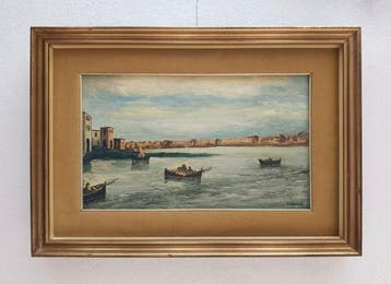 W. Laurenti (XX) - Taranto dopo la pesca (1971)