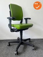 Ahrend 230 bureaustoel - refurbished - Medium Rug - Groen ku, Werkplek, Ophalen of Verzenden, Gebruikt, Stoel