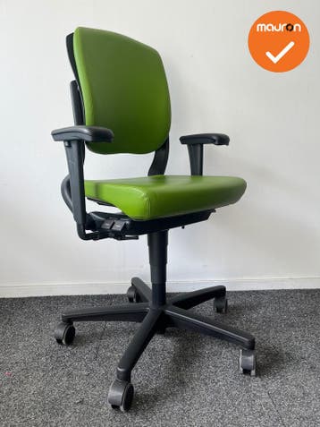 Ahrend 230 bureaustoel - refurbished - Medium Rug - Groen ku, Ophalen of Verzenden, Stoel