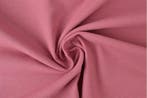 10 meter molton stof - Donker oud roze, Verzenden, 120 cm of meer, Katoen, Roze