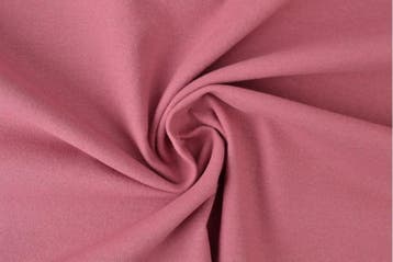 10 meter molton stof - Donker oud roze, Verzenden, 120 cm of meer, Katoen, Roze