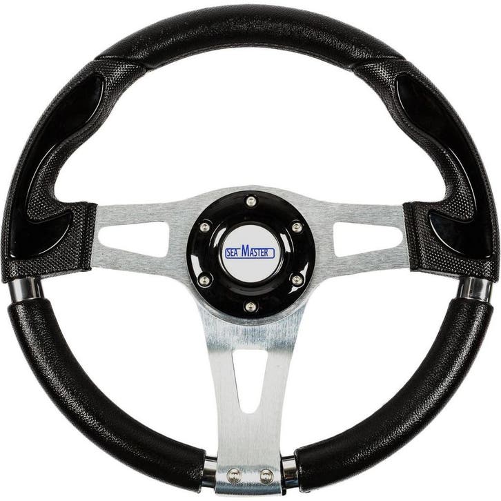 Seamaster Stuurwiel Boot 330mm Zwart, Watersport en Boten, Accessoires en Onderhoud, Nieuw, Ophalen of Verzenden