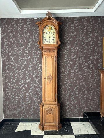 horloge de parquet Louis XVI - Chêne - 1750-1800