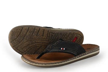 Rieker Slippers in maat 44 Zwart, Kleding | Heren, Slippers, Verzenden, Zwart, Zo goed als nieuw