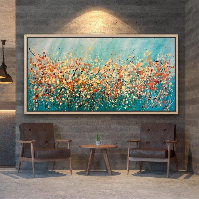 Helena Romano - Aurora in Fiore, Antiquités & Art, Art | Peinture | Moderne