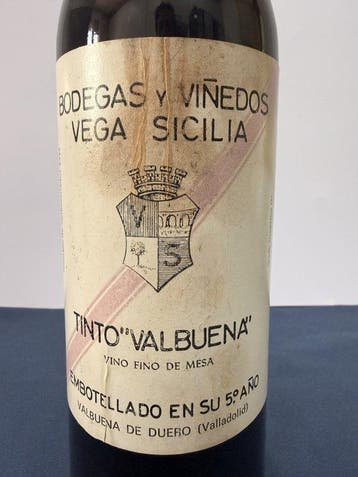NV Vega Sicilia, Tinto Valbuena 5º Año (70s) - Ribera del
