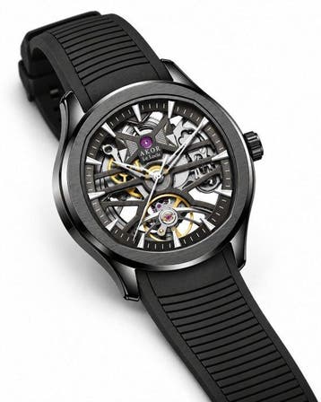AKOR Le Locle - Axiom Black — Automatique Squelette - Zonder, Nieuw