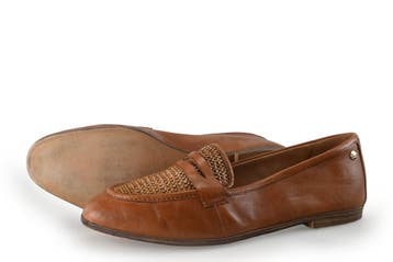 No Stress Loafers in maat 38 Cognac, Vêtements | Femmes, Verzenden, Overige typen