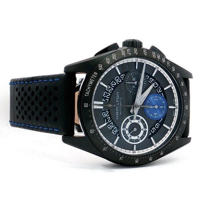 Hamilton - Jazzmaster Performer Auto Chrono - H36646780 -, Bijoux, Sacs & Beauté, Montres | Hommes