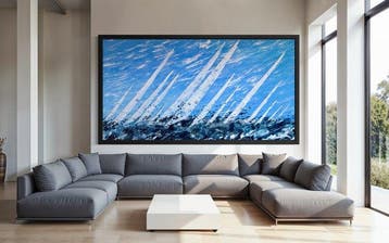 VOLHA - Driven by the Wind-XXL-Hand painted