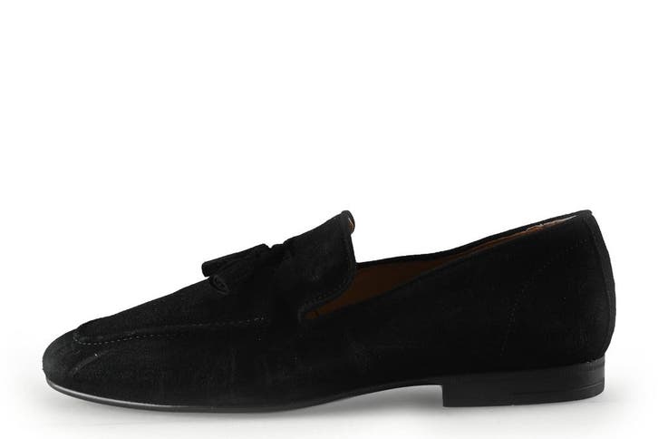 Manfield Loafers in maat 43 Zwart, Kleding | Dames, Schoenen, Zwart, Gedragen, Overige typen, Verzenden