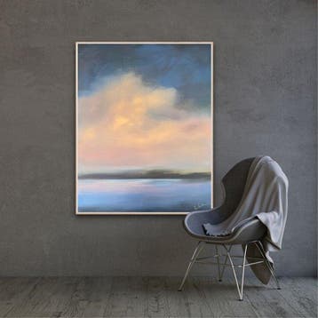 Anna Pavlenko (1984) - Meer Abstrakte Original Landschaft