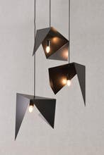 Gie El - Kroonluchter - Legering - BIRD 3 black LGH0730