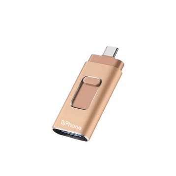 DrPhone EasyDrive - 256GB - 4 In 1 Flashdrive - OTG USB 3.0, Verzenden, Nieuw