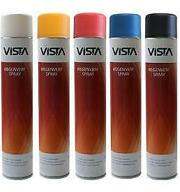 Vista 1K Wegenverf spray voor lijnmarkering 750ml V-0754x, Doe-het-zelf en Bouw, Verzenden, Nieuw