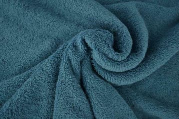 Badstof - Staalblauw - Vanaf 10 meter, Blauw, 120 cm of meer, Ophalen of Verzenden, Katoen
