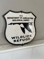 Emaille bord – U.S. Wildlife Refuge – Department of