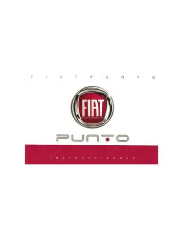 2014 FIAT PUNTO INSTRUCTIEBOEKJE NEDERLANDS