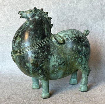 Tang-Dynastie stijl paard (Zonder Minimumprijs) - Bronze -