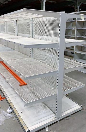 Tego Gondola, Middenstelling, Draadstelling 100cm, 38 meter, Nieuw in verpakking