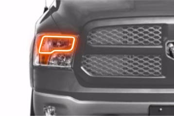 Ram W/Quad lights 09-16 LED Profile Prism Fitted Halos (Kit), Ophalen of Verzenden