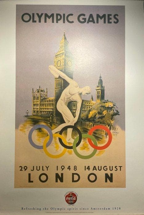 Olympische Spelen - 1996 - Poster, Verzamelen, Overige Verzamelen