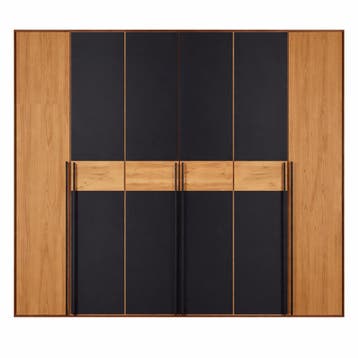 Forestales Roxbury Massief Eikenhout Kledingkast - 250cm 5-D, Nieuw