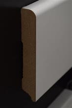 Oppio Wit gelakte plint Berlijn 12x90x2400mm, Doe-het-zelf en Bouw, Plinten en Afwerking, Ophalen of Verzenden, Nieuw