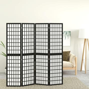vidaXL Kamerscherm inklapbaar 4 panelen Japanse stijl, Verzenden