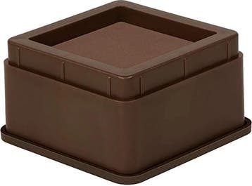 Bedverhogers bruin / meubelverhogers 5 cm (stapelbaar tot 20, Ophalen of Verzenden, Nieuw