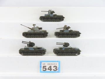 Roco Minitanks 1:87 - Model militair voertuig (5) - 5 Panzer, Nieuw