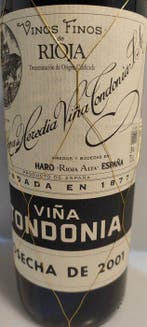 2001 R. López de Heredia Viña Tondonia - Rioja Gran Reserva, Nieuw